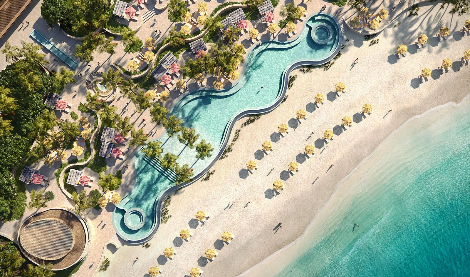 2 Bedroom + Den "Indigo" Beachfront Residences for Sale, The Setai, St Maarten — photo 4