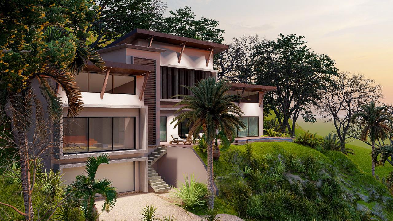 4 Bedroom Ocean-View Home Under Construction in Playas del Coco — photo 3