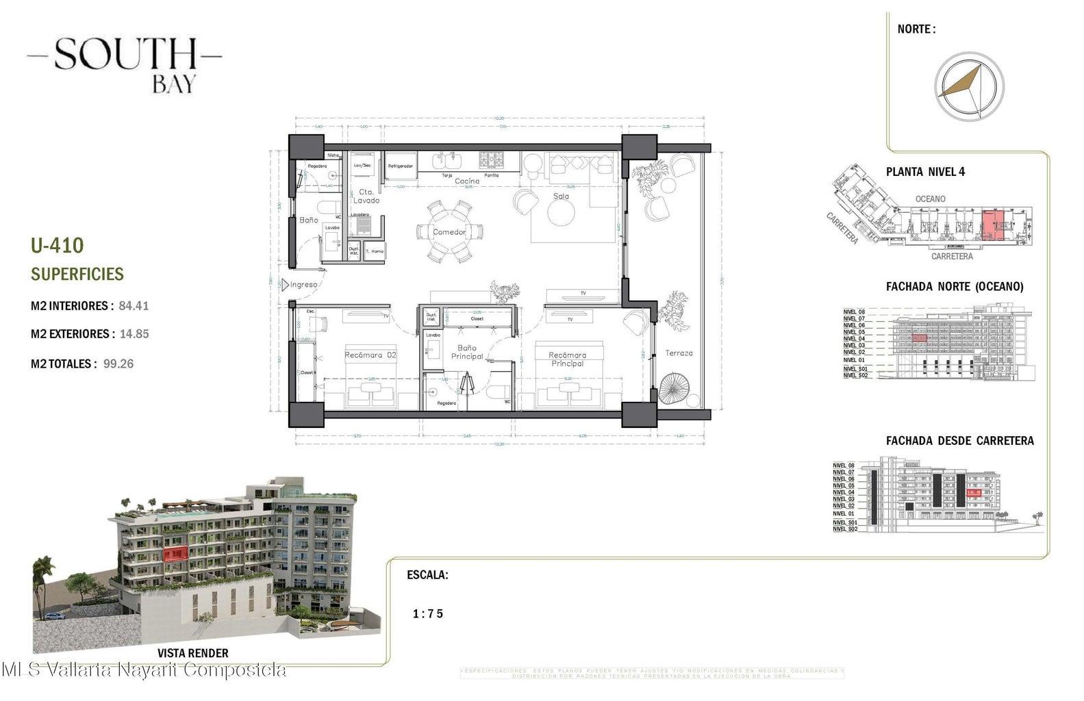 2-bedroom condo in South Bay, Puerto Vallarta — photo 2