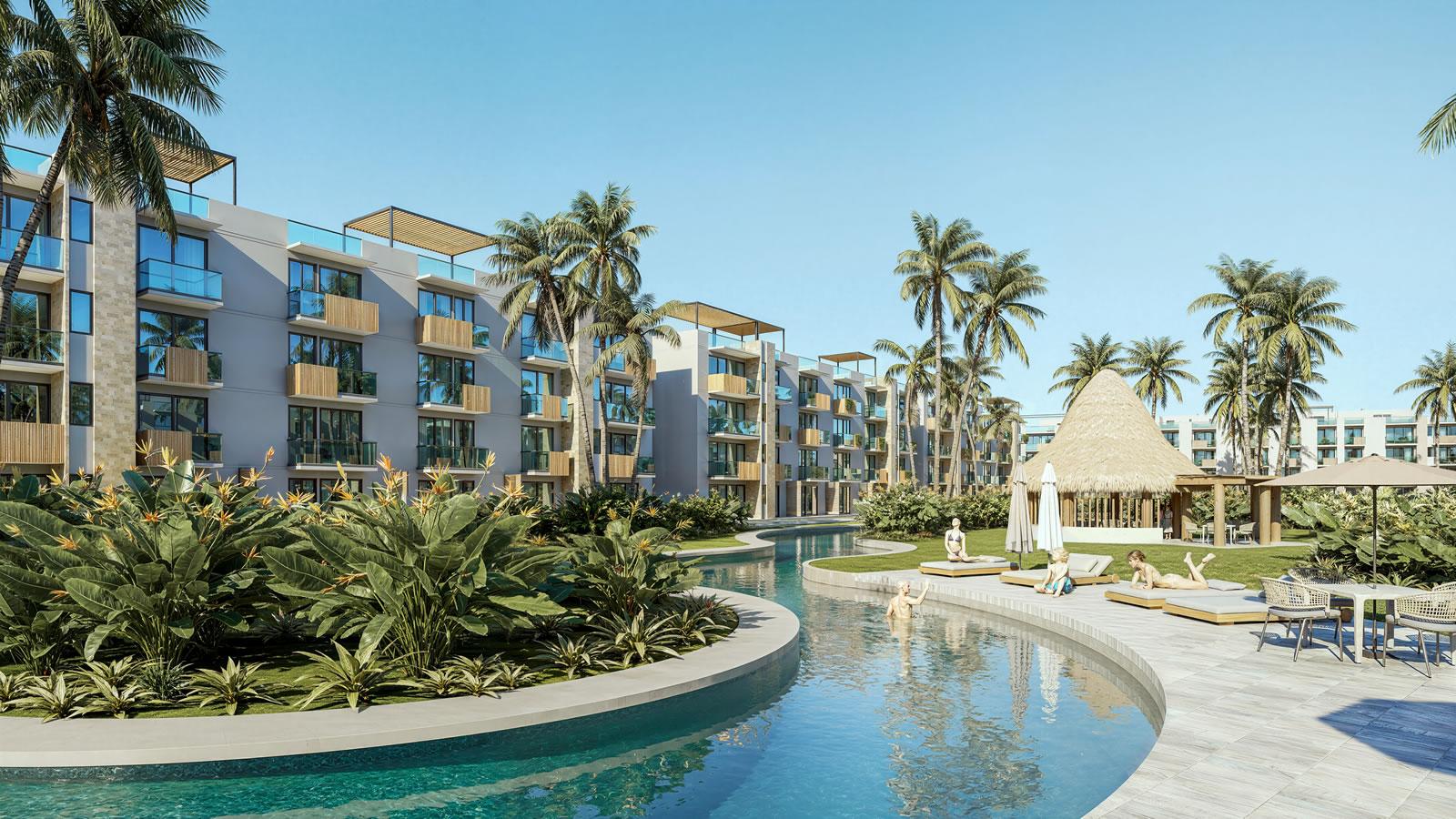1-bedroom studio apartment in Oasis Bay, Cana Bay, Punta Cana — photo 1