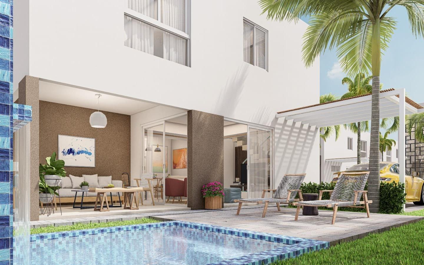 Id-2077 Two Bedroom Villa For Sale In Veron Bavaro — photo 1