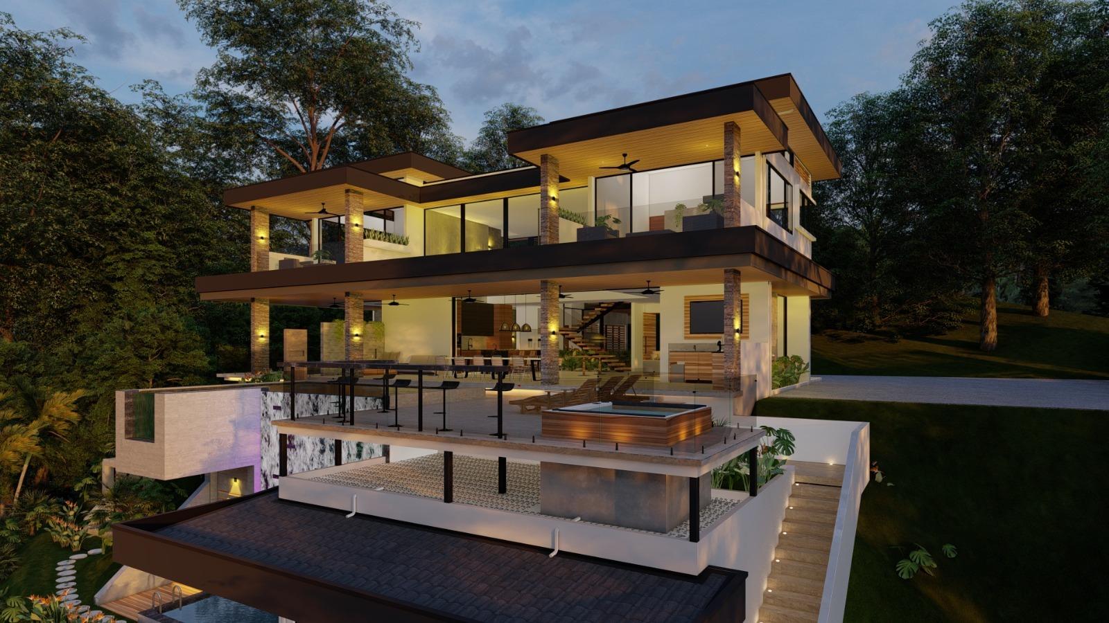 New 5 Bedroom Home for Sale, Costa Verde Estates, Escaleras, Dominical, Puntarenas, Costa Rica — photo 1
