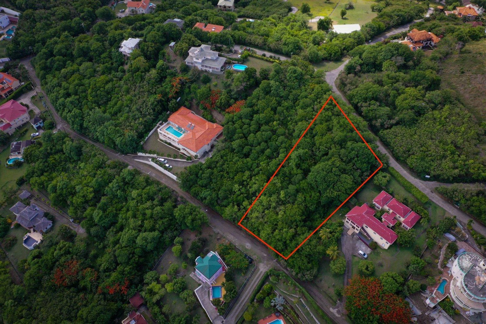 0.68 Acre Lot for Sale, Mount Hardy, Cap Estate, St Lucia — photo 3