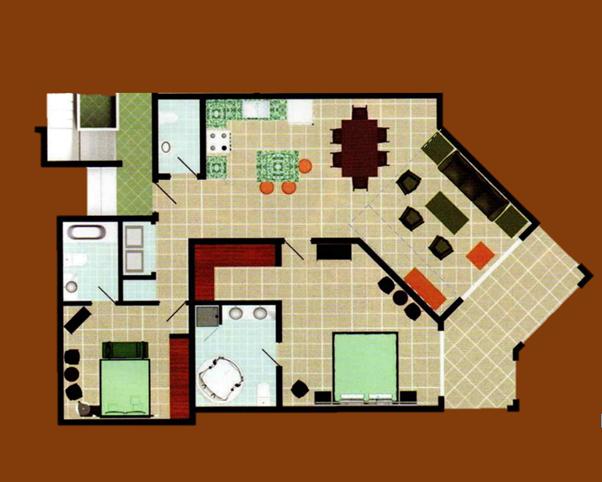 Full Furnished Executive 2 Bedrooms Condo — photo 2