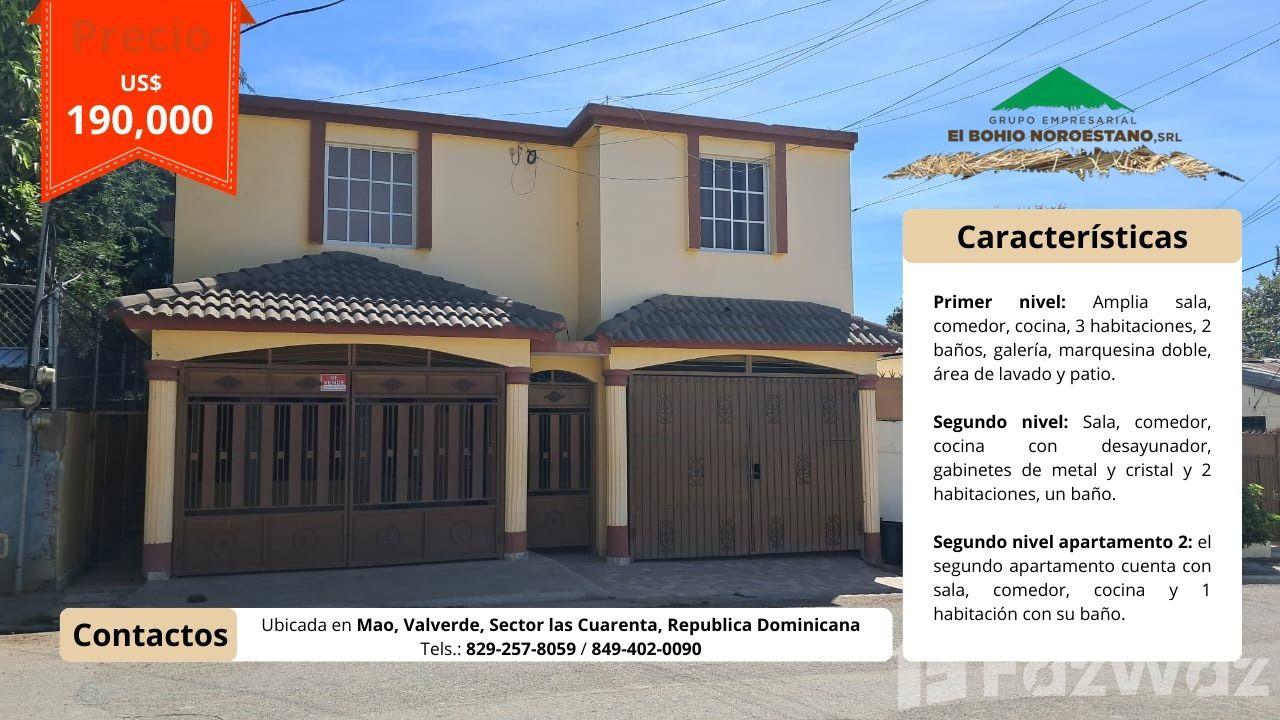 7 Bedroom Triplex House in Mao, Valverde — photo 1