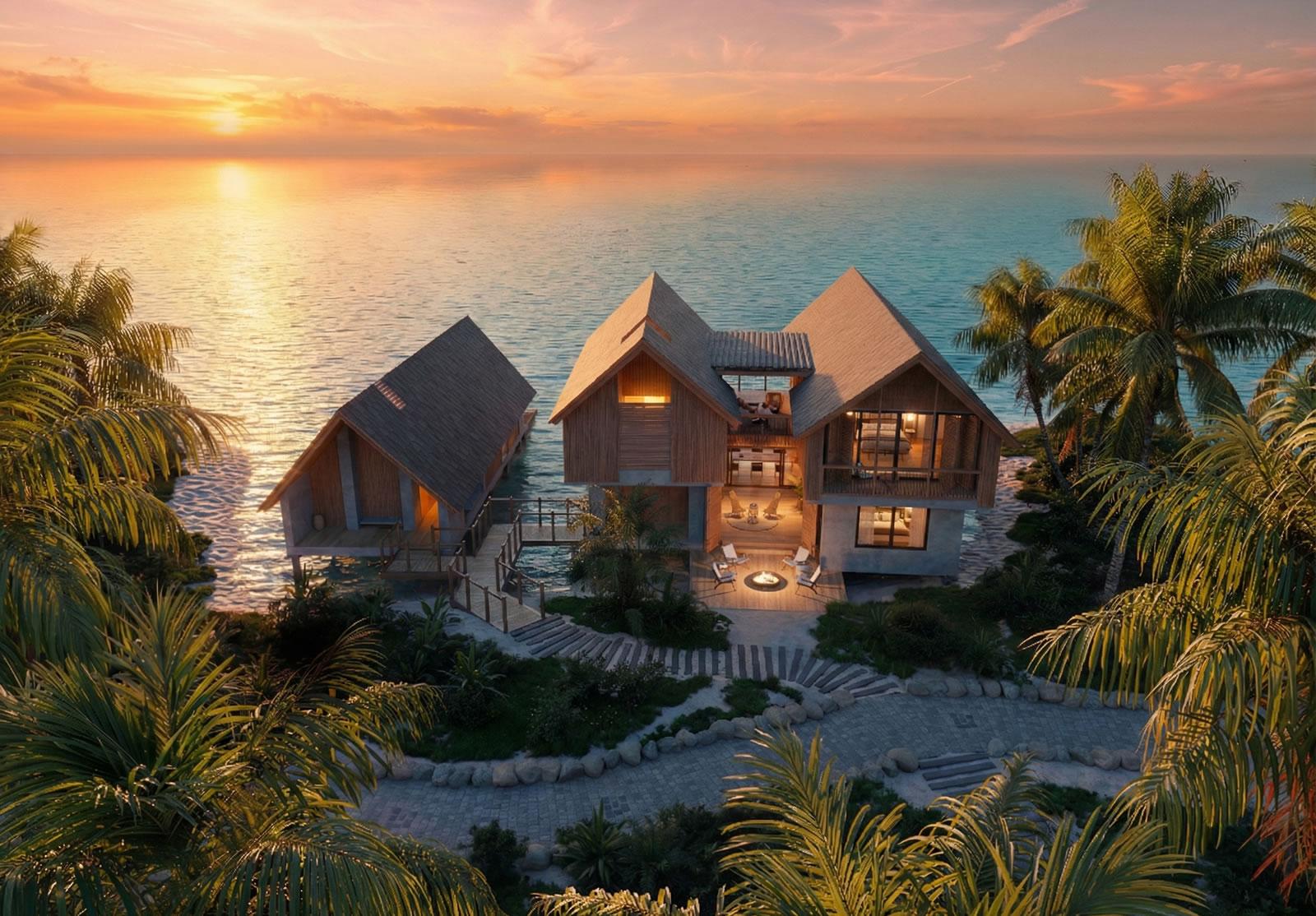 4 Bedroom Waterfront Residences for Sale, Six Senses Belize, Emerald Caye, Belize — photo 2