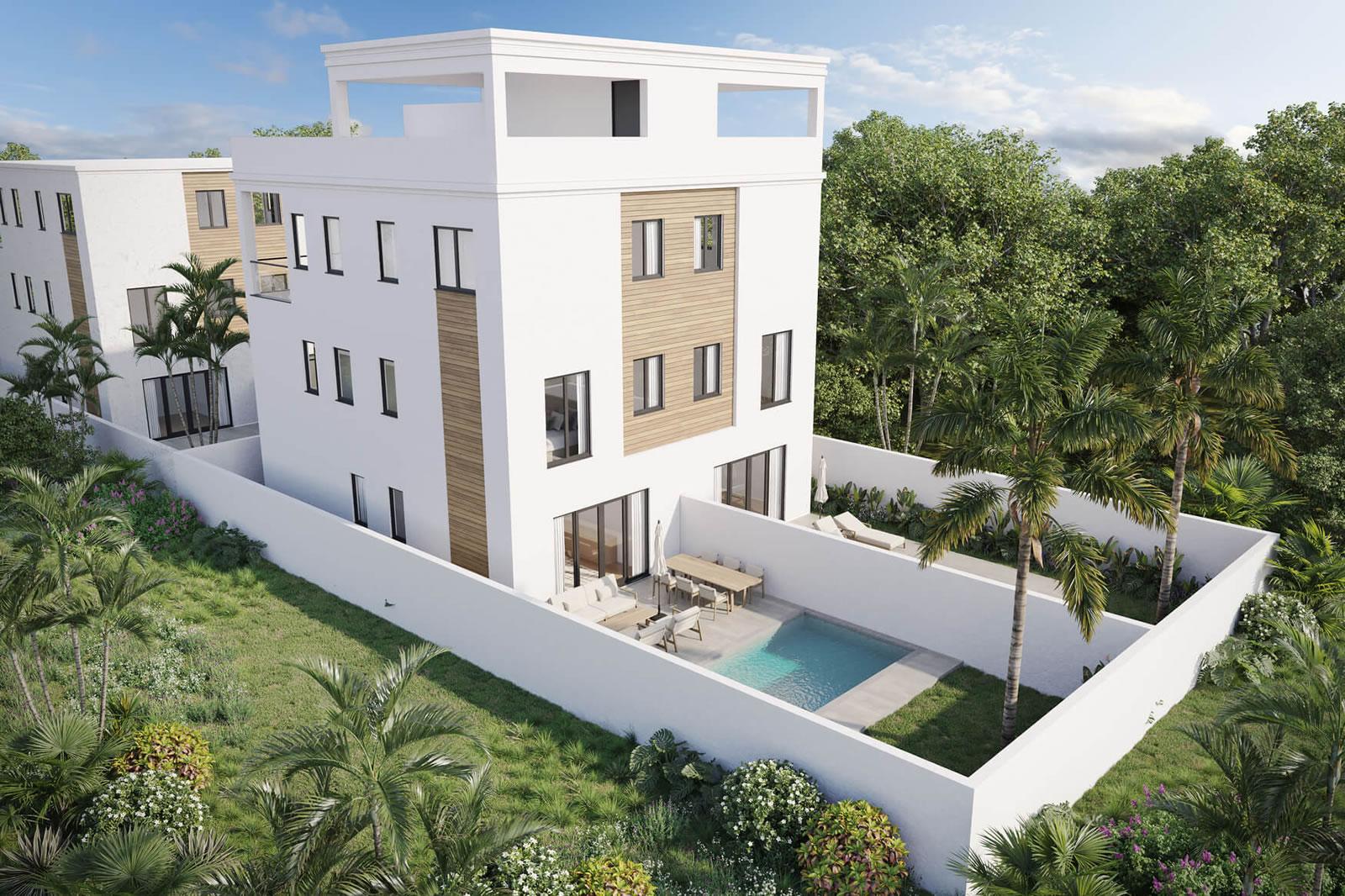 New 3 Bedroom Homes for Sale, Seastar Mews, Mount Standfast, St James, Barbados — photo 1
