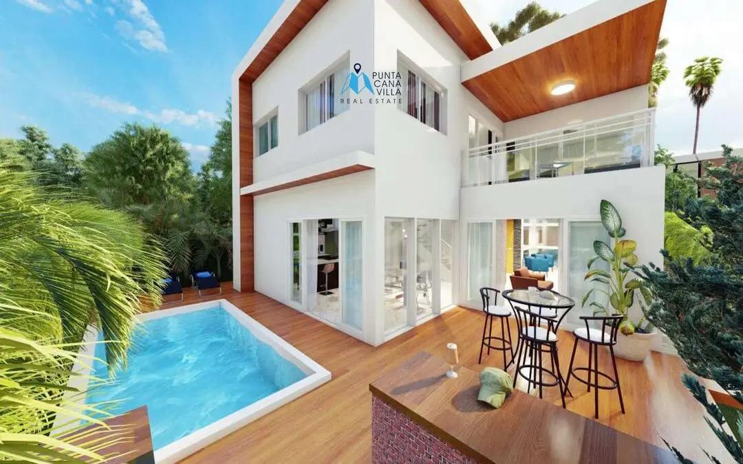 Id-2635 Three Bedroom Villa For Sale In Bavaro Punta Cana — photo 1