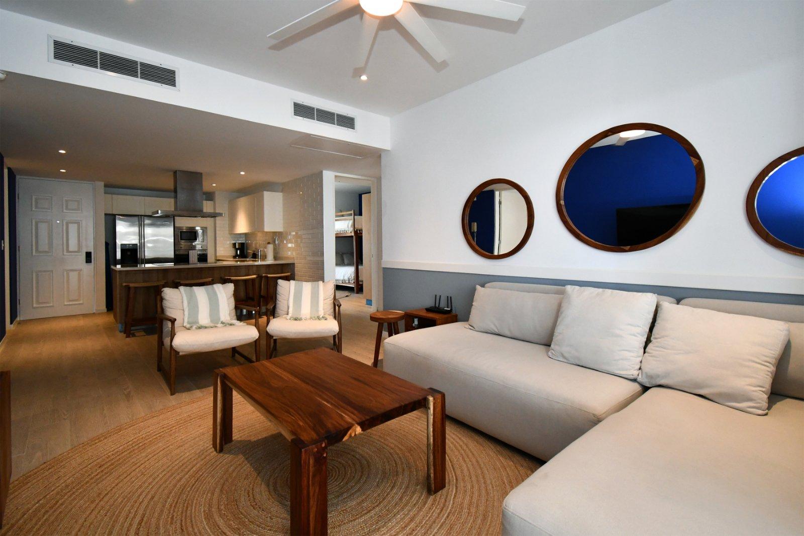 Move-in ready 3 bedroom condo for sale in Mexico located in the exclusive marina community of Puerto Aventuras on the Riviera Maya. — photo 3