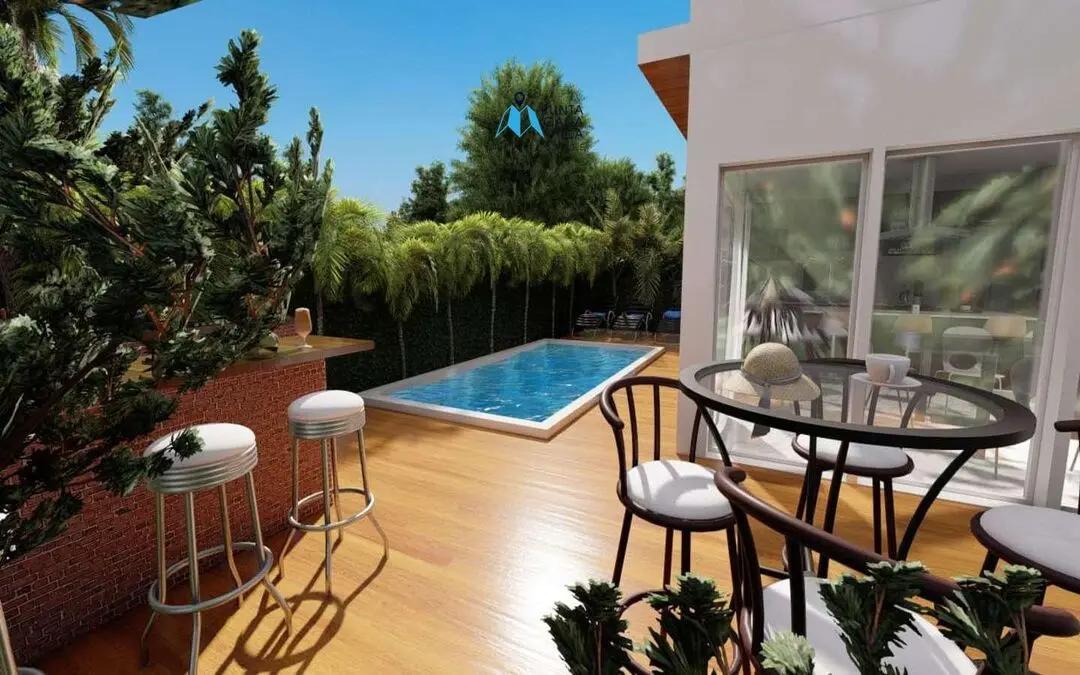 Id-2635 Three Bedroom Villa For Sale In Bavaro Punta Cana — photo 4
