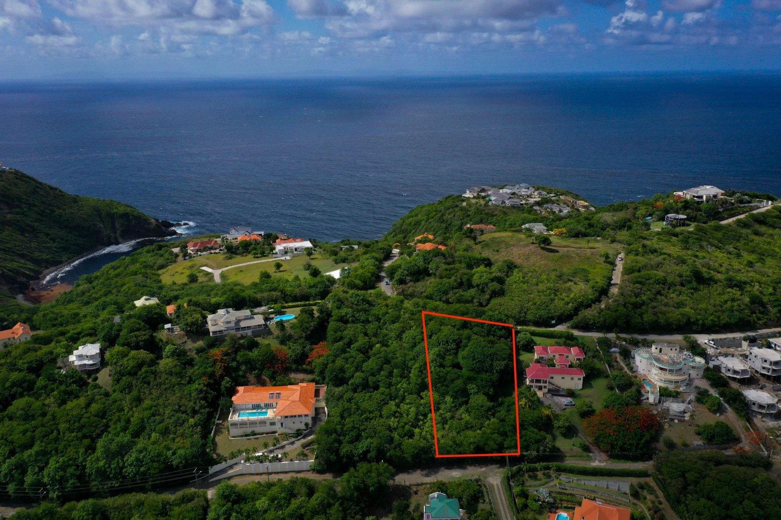 0.68 Acre Lot for Sale, Mount Hardy, Cap Estate, St Lucia — photo 2