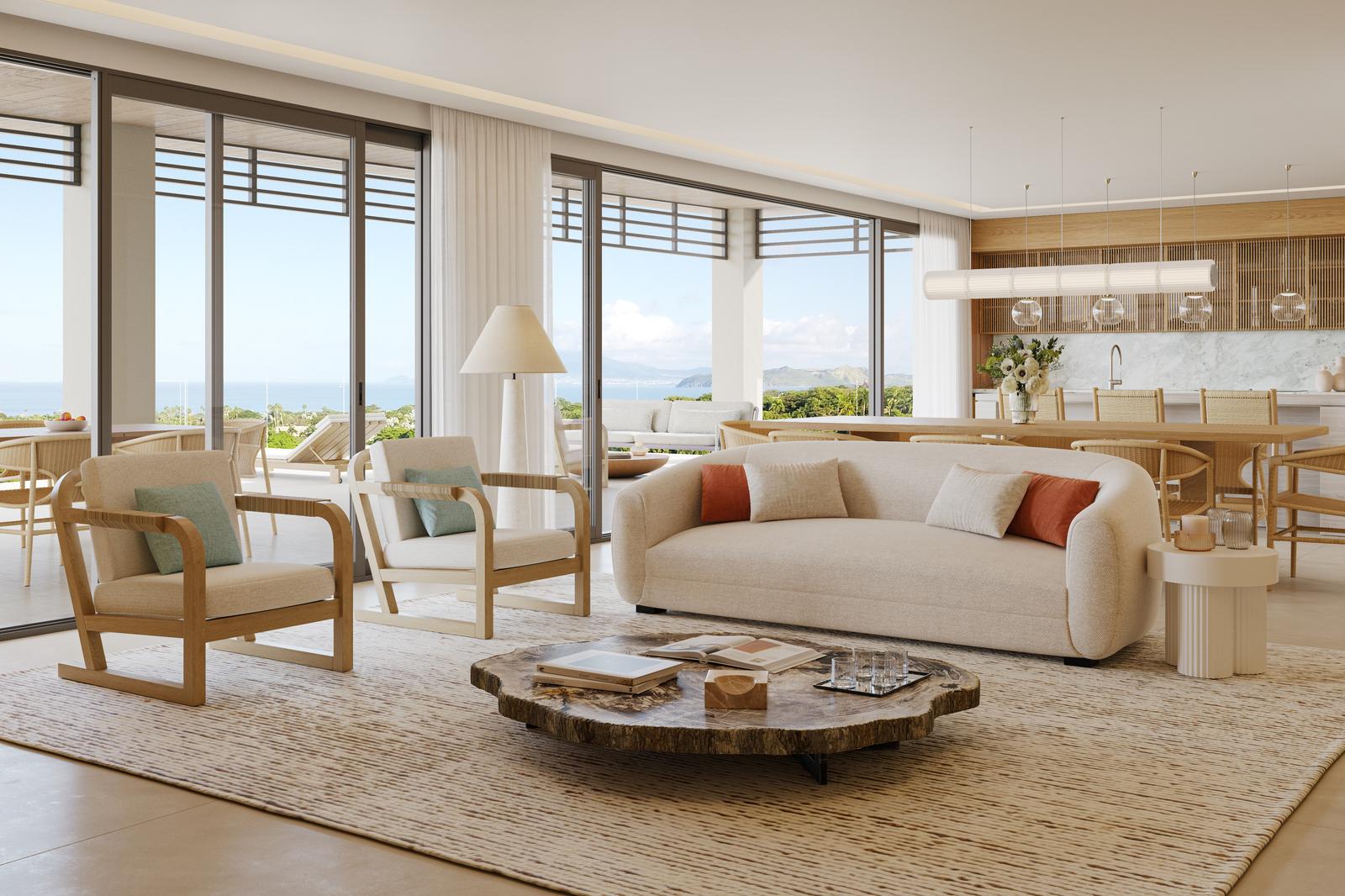 3-bedroom penthouse residence in Nevis Peak Residences, Four Seasons Private Residences — photo 2