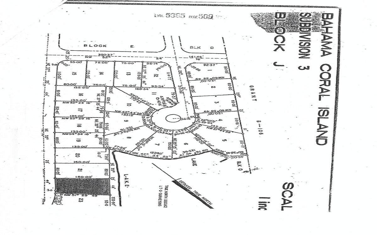 Vacant Land for sale - Block J, Lot 22, Bahama Coral Island Subdivision 3 — photo 2