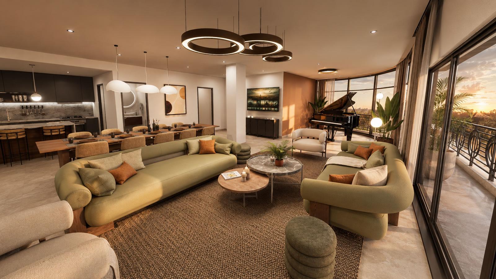 3 Bedroom Penthouse Condos for Sale, Green Village, Cap Cana — photo 3