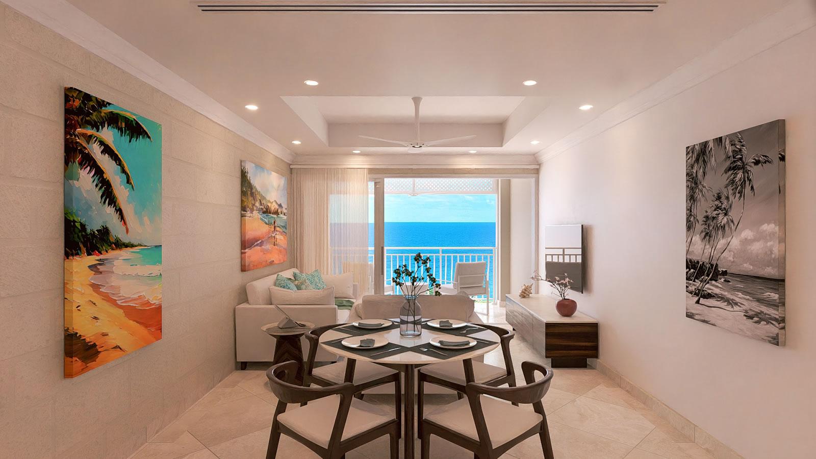 2-bedroom condo lock-off at The Crane Private Residences, Saint Philip — photo 1