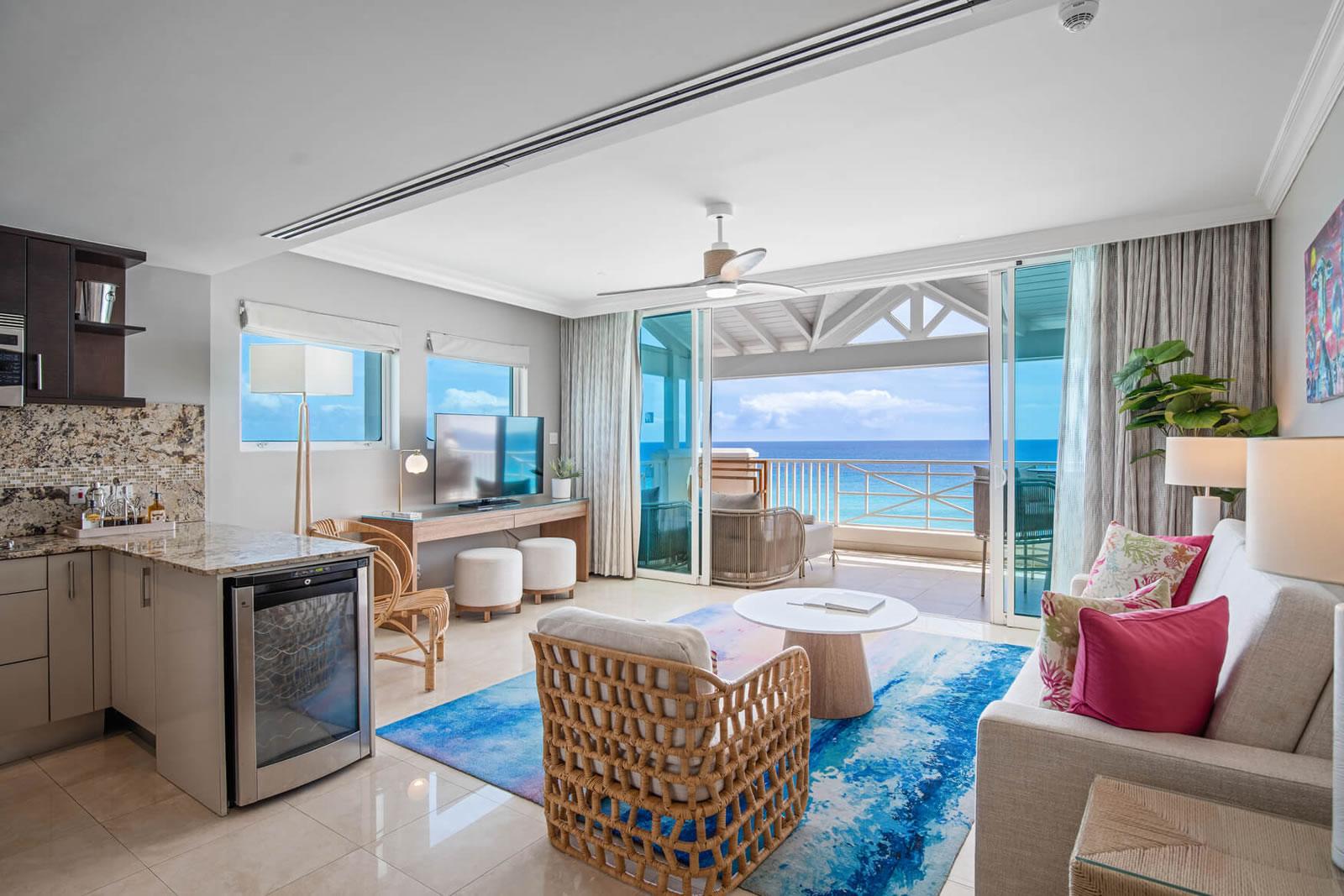 2-bedroom beachfront penthouse at O2 Beach Club & Spa, Christ Church — photo 4