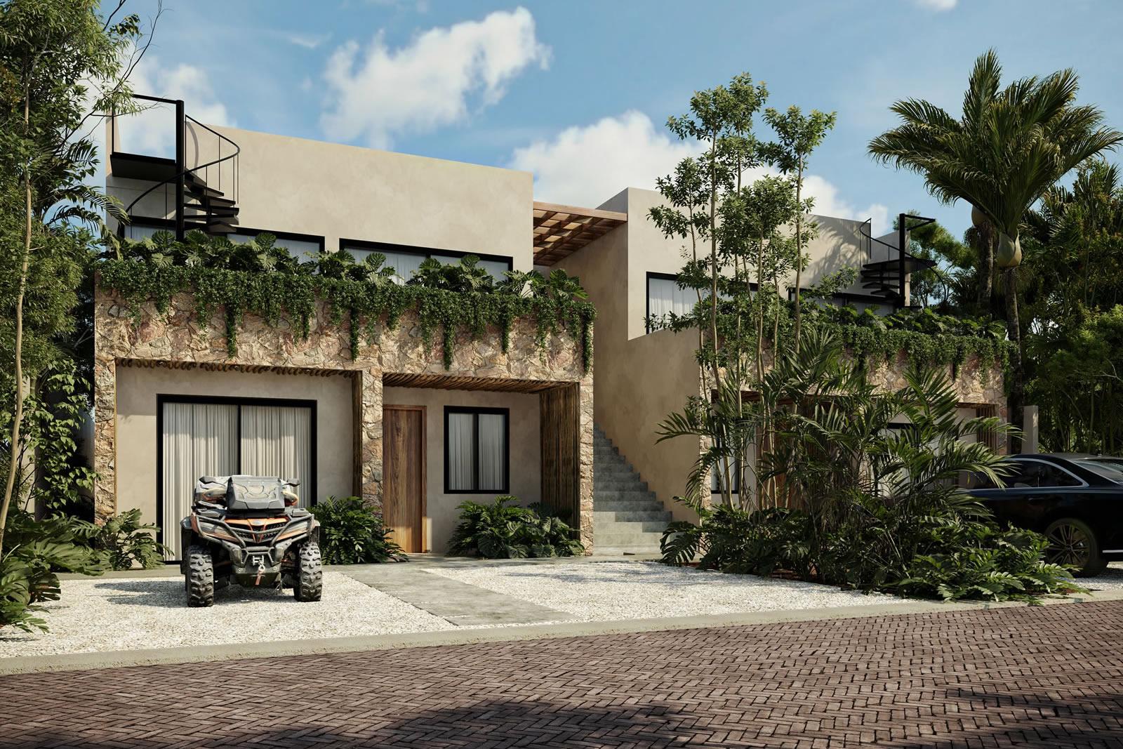 2 Bedroom Duplex Apartments for Sale, Saumeria, Tulum, Mexico — photo 2