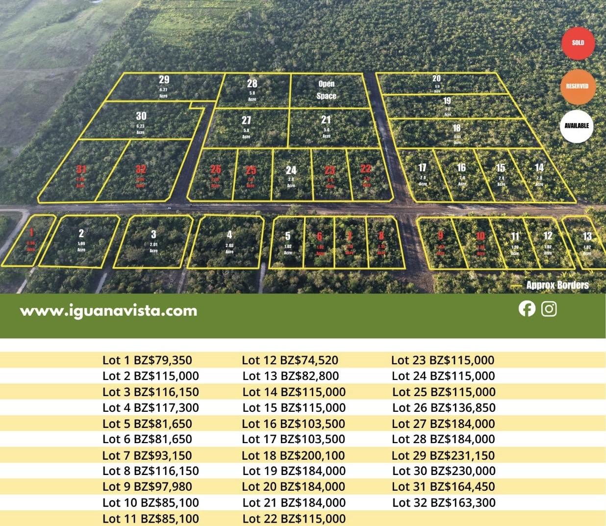Acreage lots (1–6 acres) at Iguana Vista Estates, Black Man Eddy — photo 4