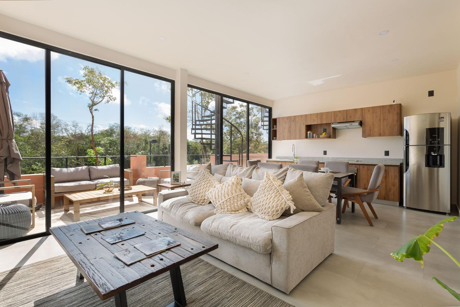 2 Bedroom Duplex Apartments for Sale, Aldea Savia, Tulum, Mexico — photo 1
