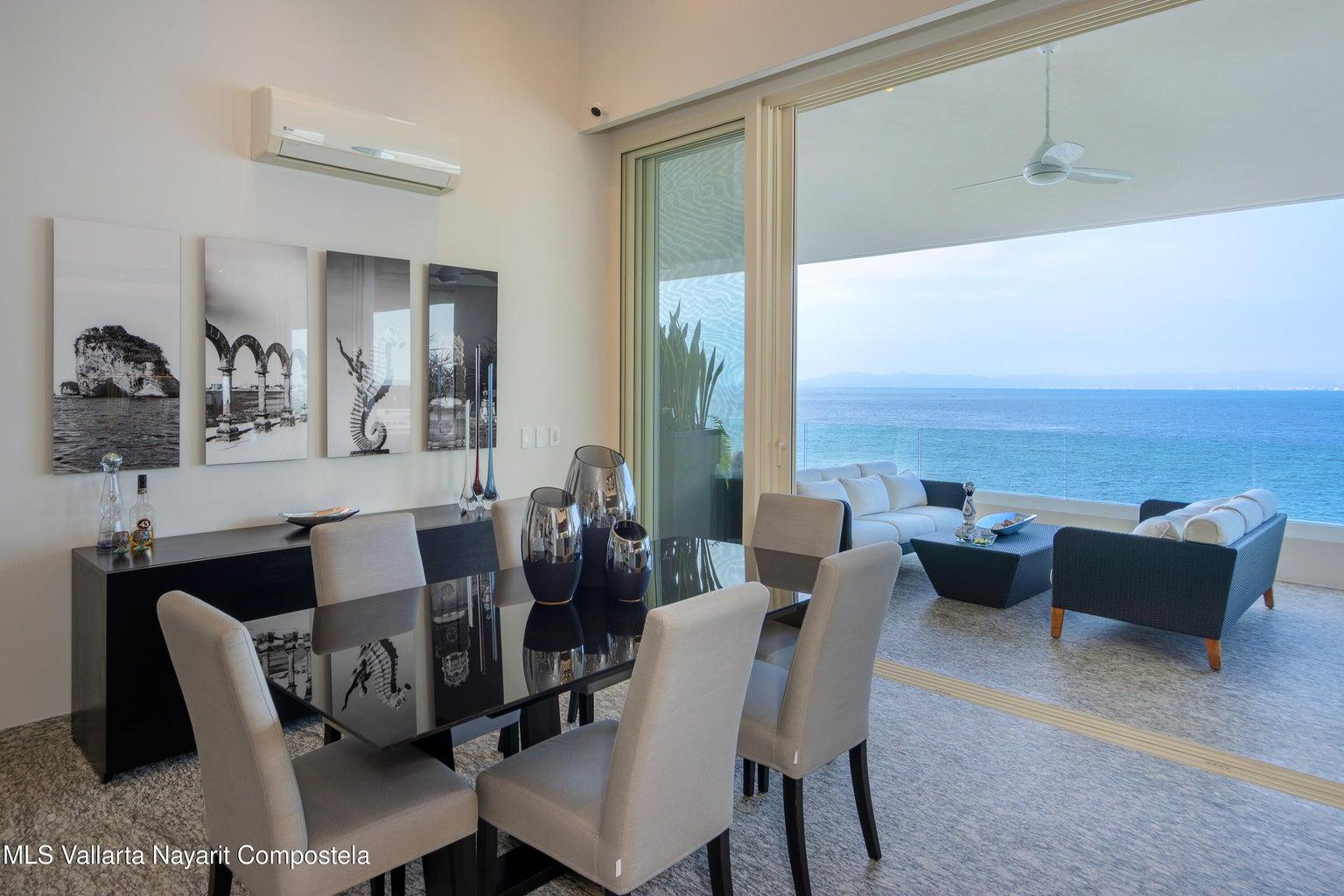 3 Bedroom Beachfront Penthouse Condo for Sale, Arco Sur, Sierra del Mar Los Arcos, Puerto Vallarta, Mexico — photo 5