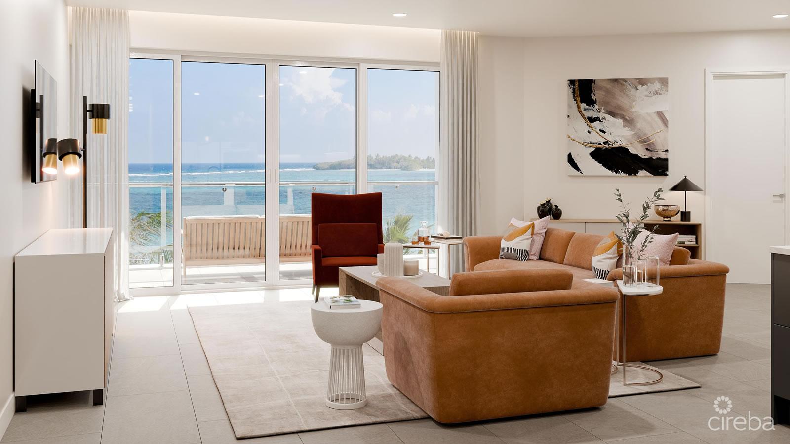 1 Bedroom Oceanfront Residence 20 for Sale, Point West, North West Point, Grand Cayman — photo 1