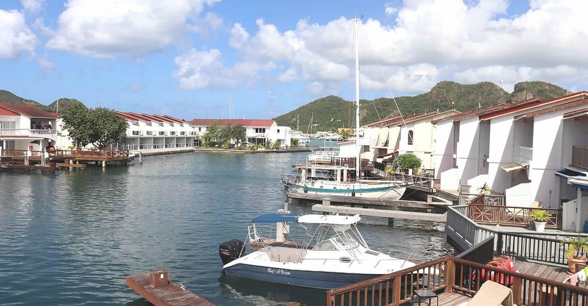 2-bedroom waterfront villa in Jolly Harbour (South Finger), Antigua — photo 1