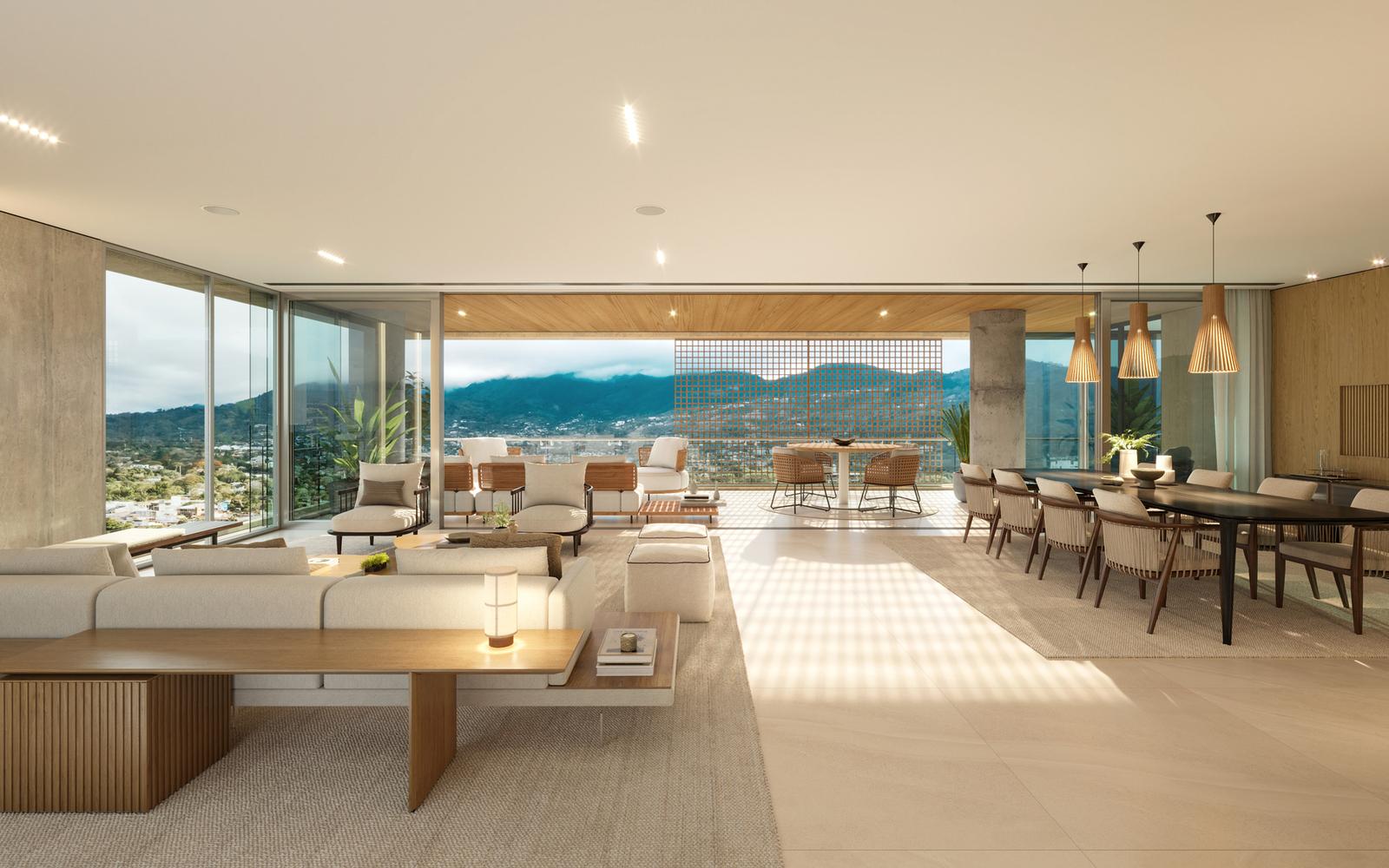 New 6 Bedroom Penthouse Apartment for Sale, Central Park, Escazu, San Jose, Costa Rica — photo 1