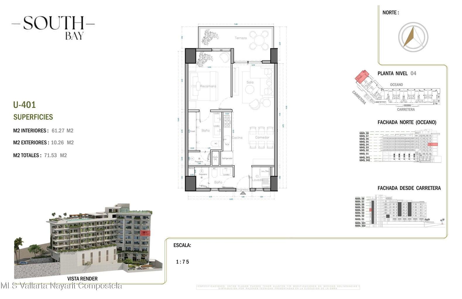 1-bedroom condo 401 in South Bay, Puerto Vallarta — photo 2