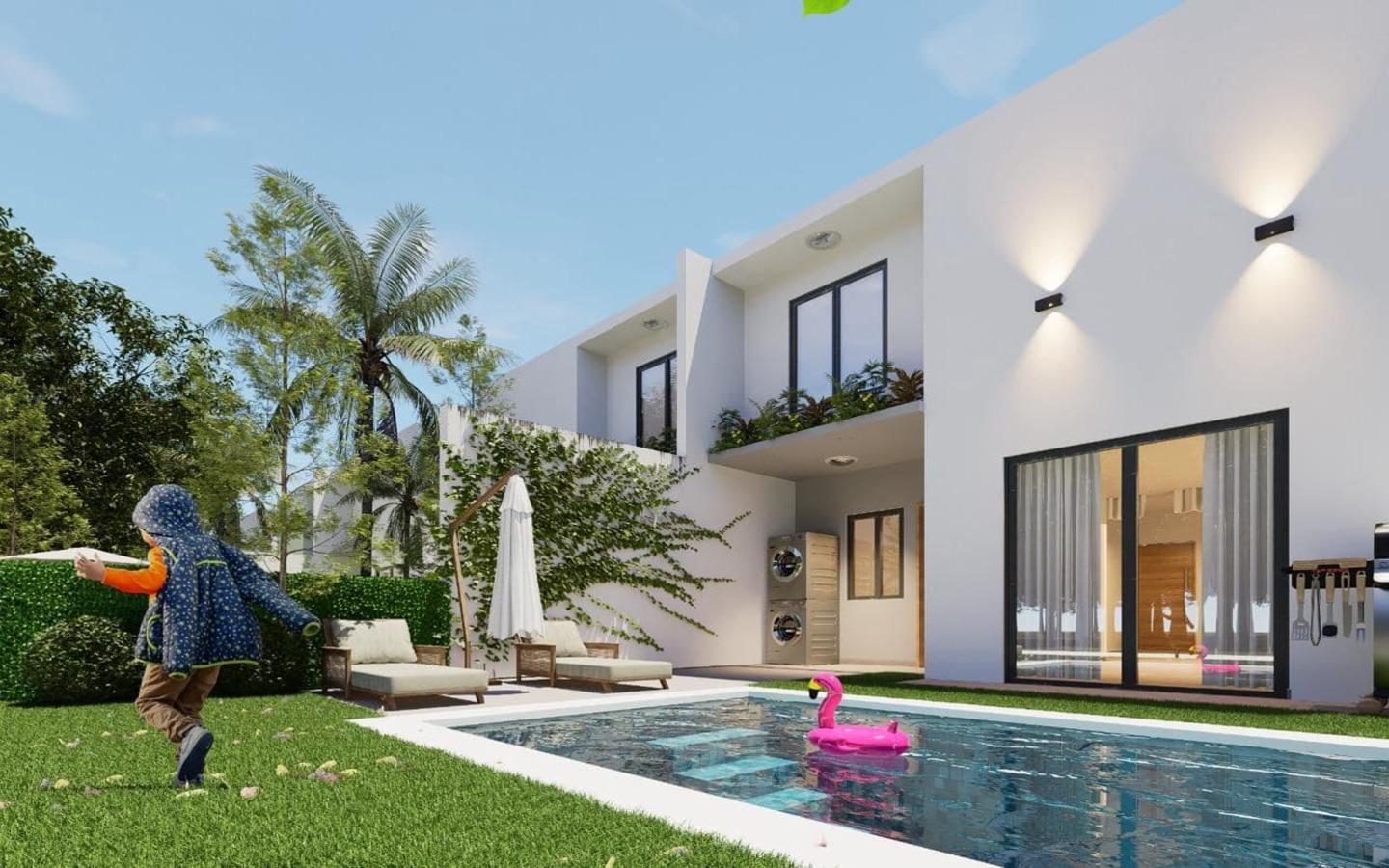 Id-2654 Three-bedroom Townhouse For Sale In Punta Cana With Pool — photo 1